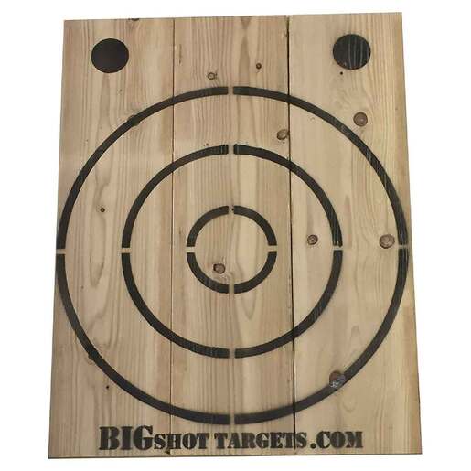 BIGshot Wooden Axe Throwing Target with Bottle Opener – Brown