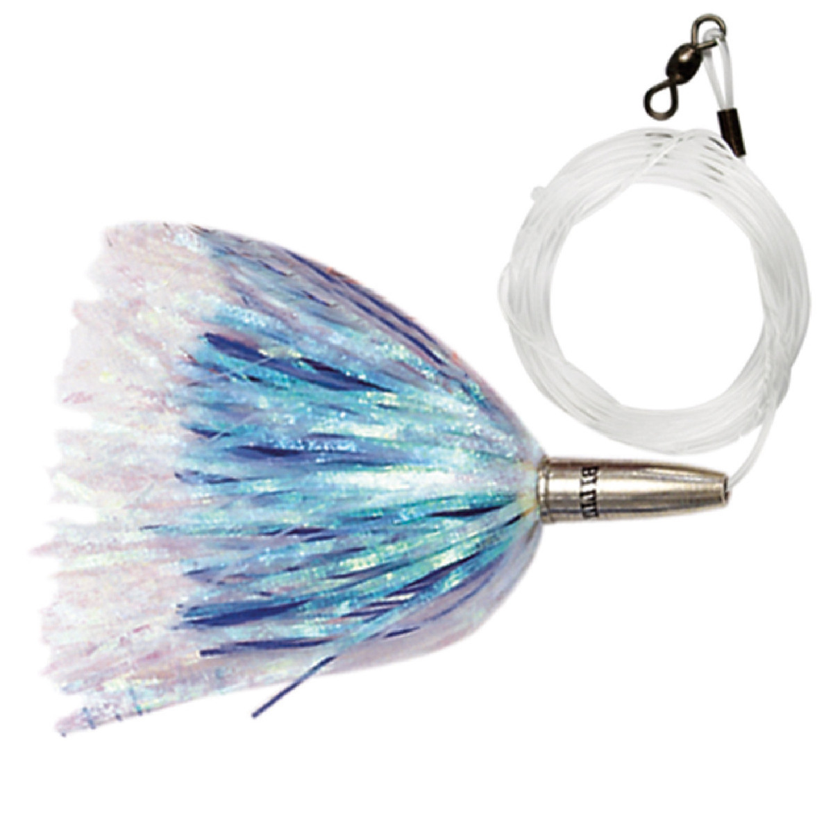 Billy Baits Mini Turbo Slammer Saltwater Trolling Rig - Pearl/Blue, 5-1 ...