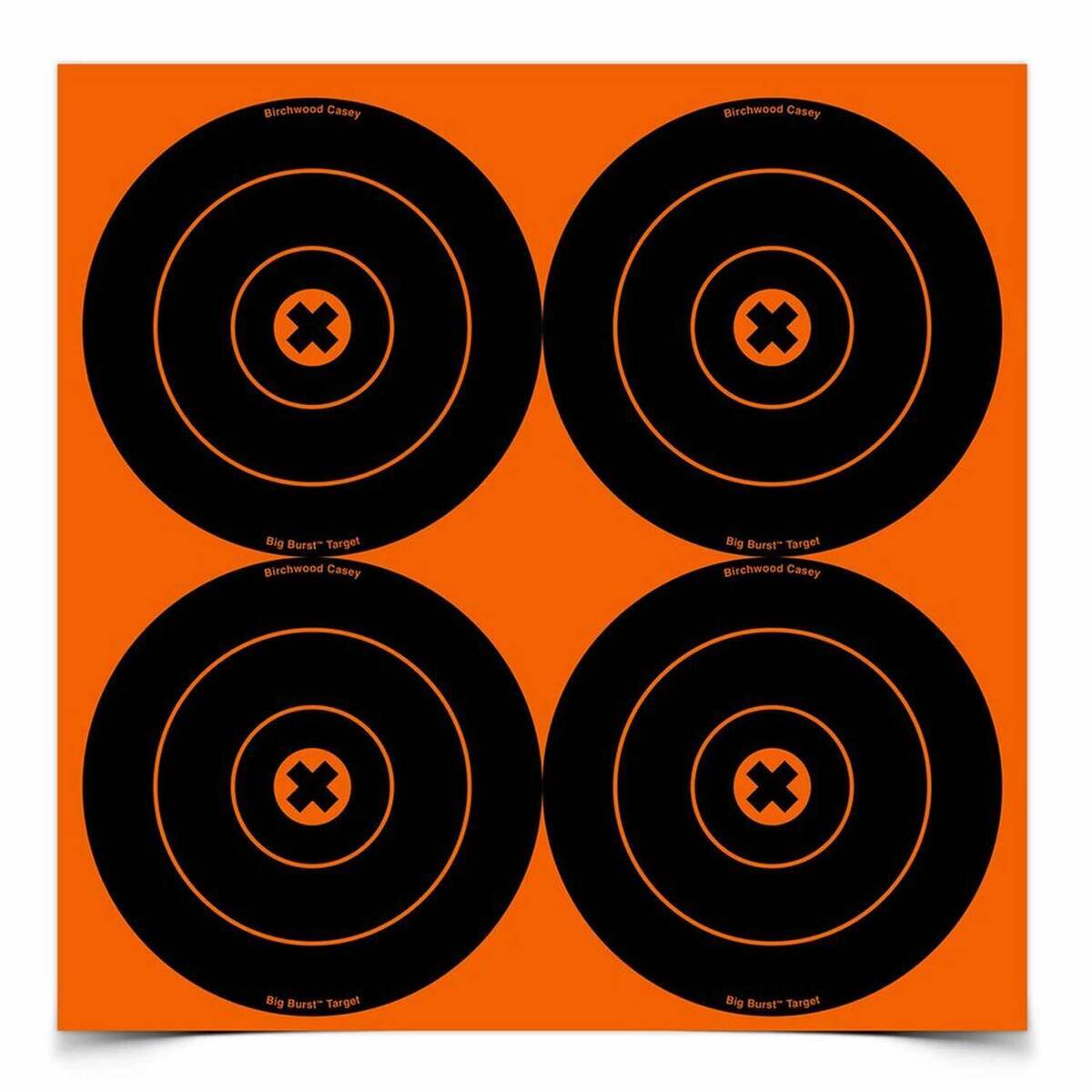Birchwood Casey Big Burst 6in Bullseye Target - Orange 6in Birchwood Casey Big Burst 6in Bullseye Target - Orange 6in