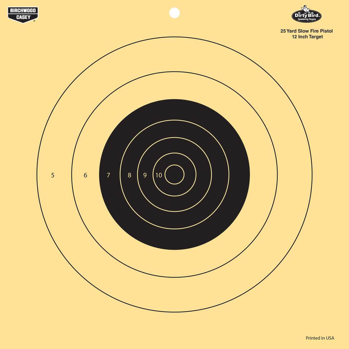 Birchwood Casey Dirty Bird 12in 25 Yard Pistol Reactive Target - 12 Pack - 12in Birchwood Casey Dirty Bird 12in 25 Yard Pistol Reactive Target - 12 Pack - 12in