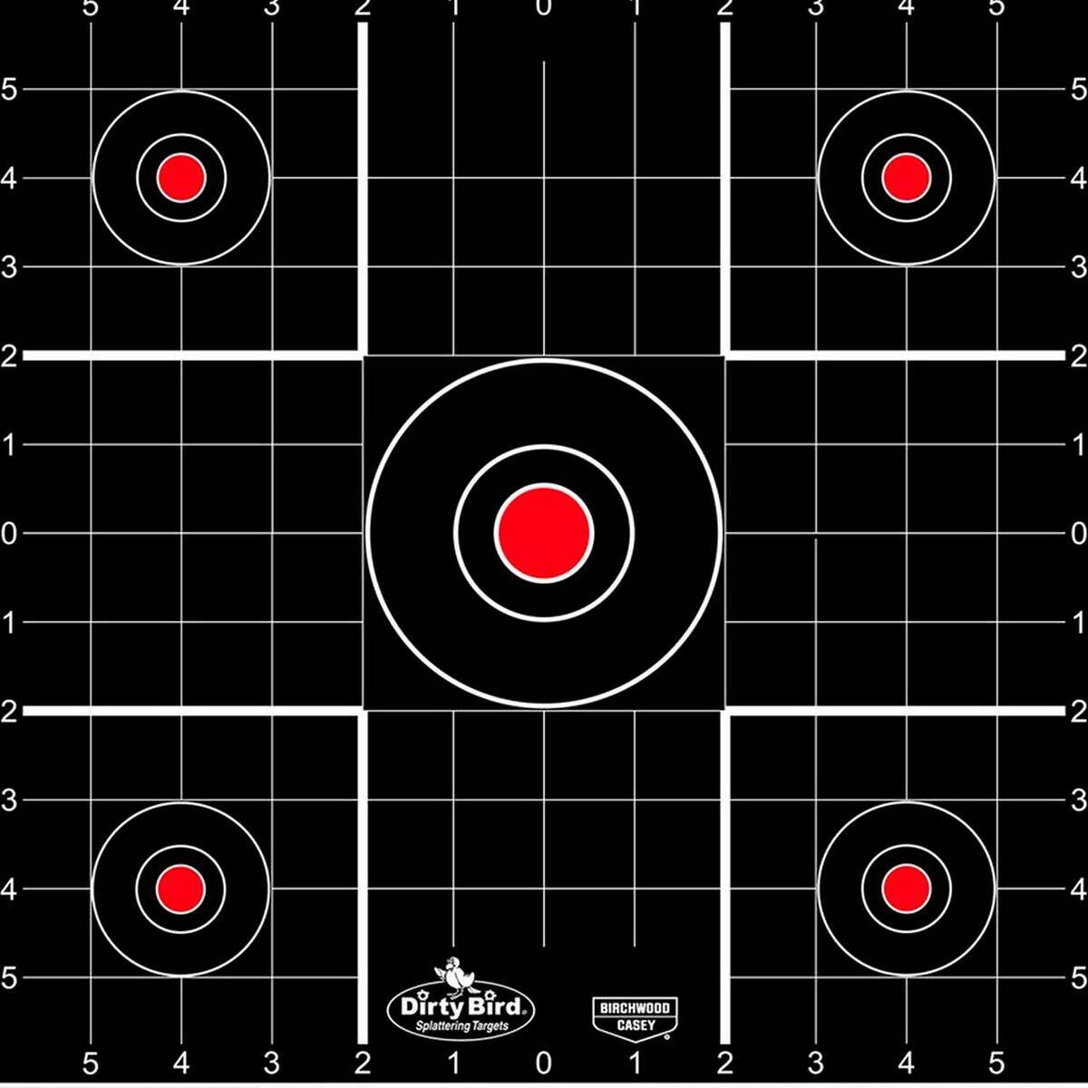 Birchwood Casey Dirty Bird 12in Sight-In Target - 100 Pack - Black 12in Birchwood Casey Dirty Bird 12in Sight-In Target - 100 Pack - Black 12in