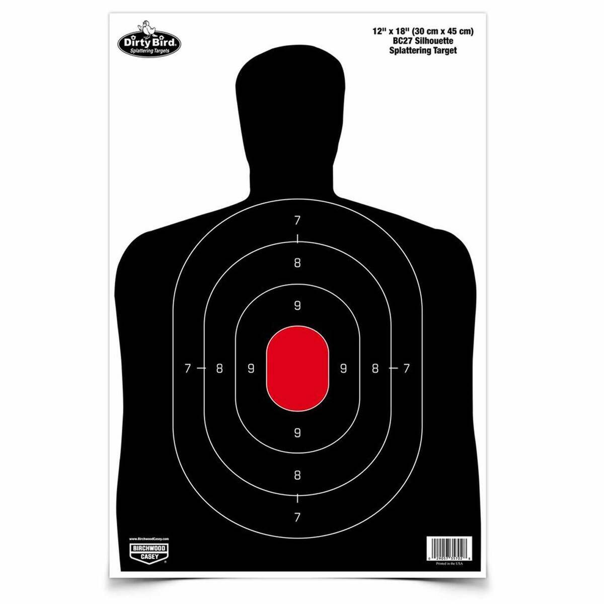 Birchwood Casey Dirty Bird 12x18in BC-27 Silhouette Target - 100 Pack - Black Birchwood Casey Dirty Bird 12x18in BC-27 Silhouette Target - 100 Pack - Black