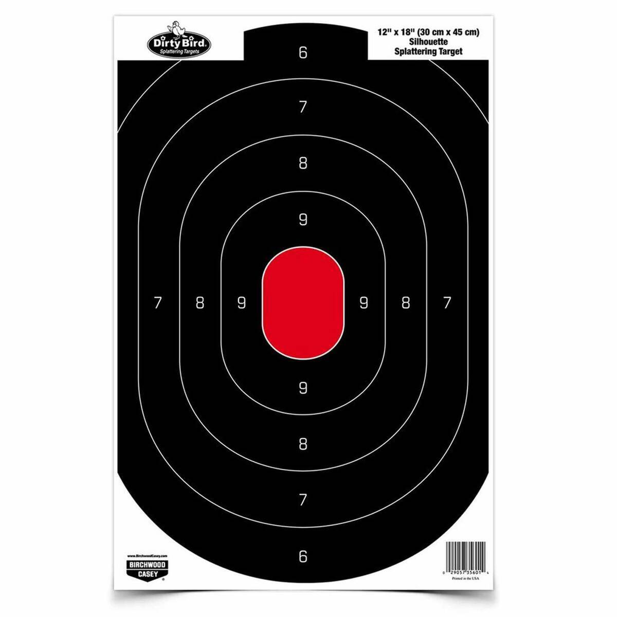 Birchwood Casey Dirty Bird 12x18in Silhouette Target - 50 Pack