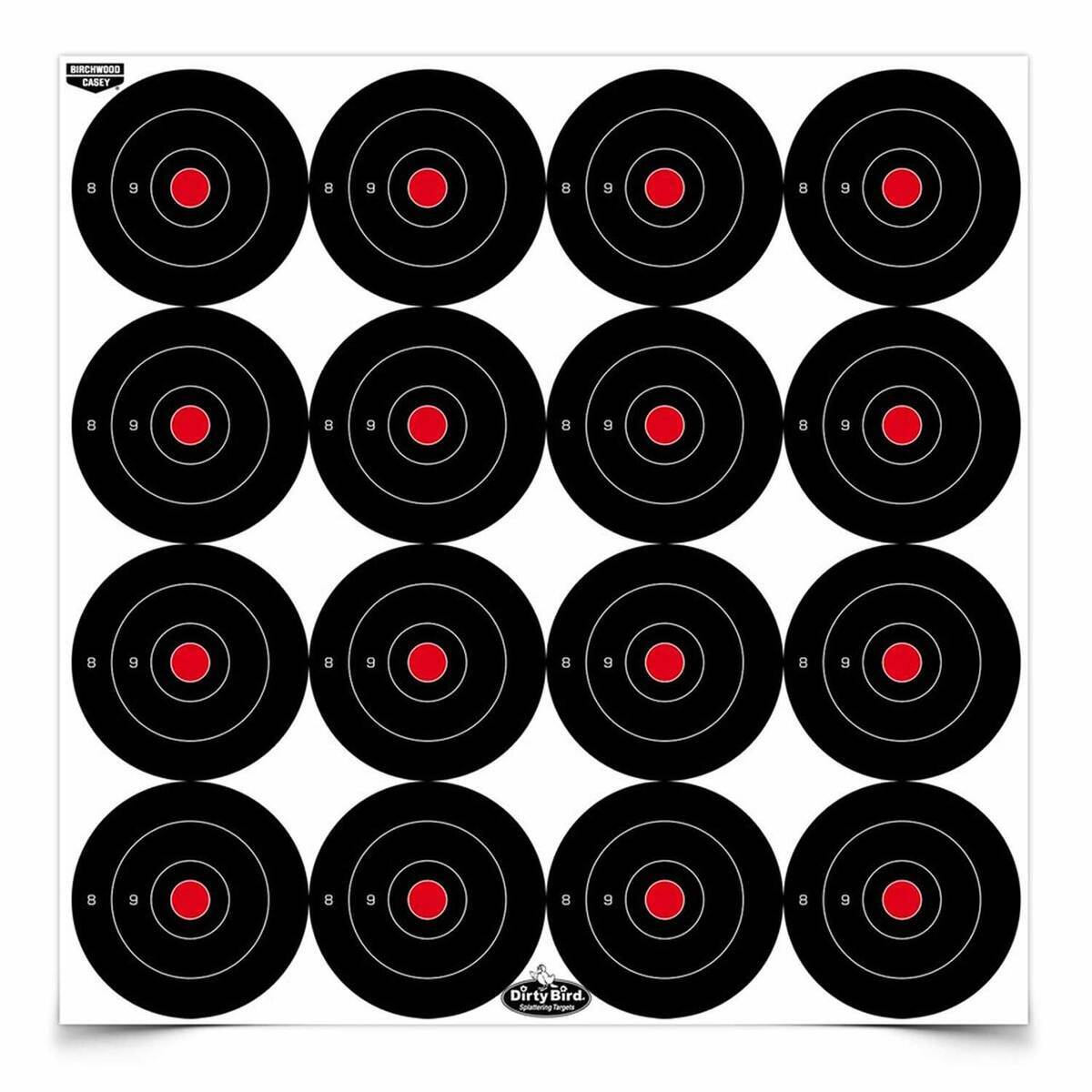 Birchwood Casey Dirty Bird 3in Bullseye Targets - Black Birchwood Casey Dirty Bird 3in Bullseye Targets - Black