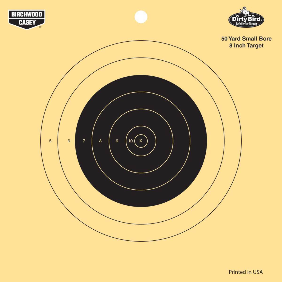 Birchwood Casey Dirty Bird 8in 50 Yard Small Bore Reactive Target - 25 Pack - 8in Birchwood Casey Dirty Bird 8in 50 Yard Small Bore Reactive Target - 25 Pack - 8in