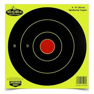 Birchwood Casey Dirty Bird 8in Bullseye Targets - 50 Pack