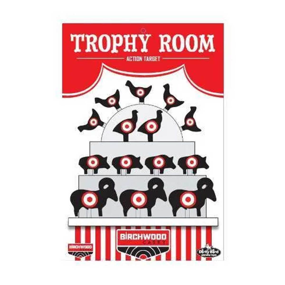 Birchwood Casey Dirty Bird Trophy Room Target - 6 Pack Birchwood Casey Dirty Bird Trophy Room Target - 6 Pack