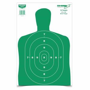 Birchwood Casey EZE-Scorer 12x18in BC-27 Green Silhouette Target - 10 Pack