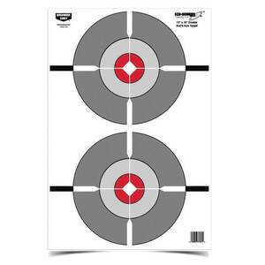 Birchwood Casey EZE-Scorer 12x18in Double Bullseye Target - 10 Pack
