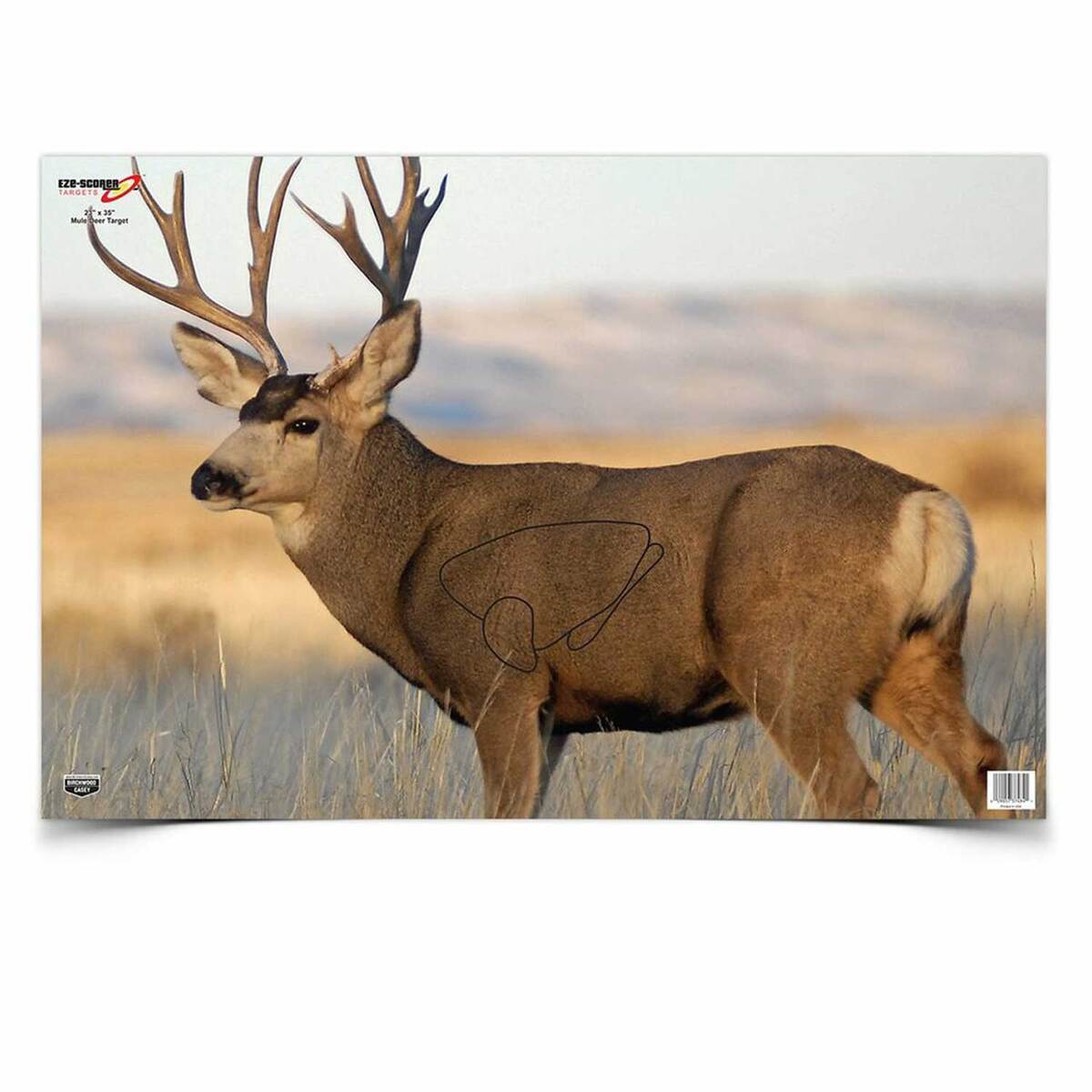 Birchwood Casey EZE-Scorer 23x35in Mule Deer Target - 2 Pack Birchwood Casey EZE-Scorer 23x35in Mule Deer Target - 2 Pack