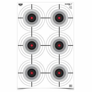 Birchwood Casey EZE-Scorer 23x35in Multiple Bullseye Target - 5 Pack