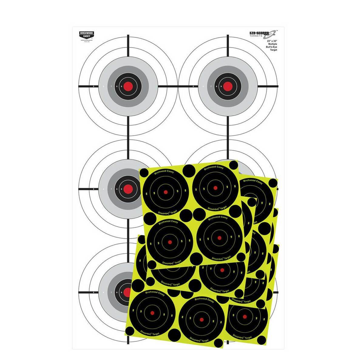 Birchwood Casey EZE-Scorer 23x35in Multiple Bullseye Target Pack Birchwood Casey EZE-Scorer 23x35in Multiple Bullseye Target Pack