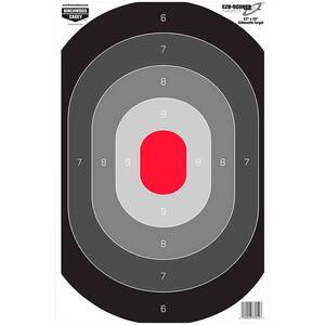 Birchwood Casey EZE-Scorer 23x35in Oval Silhouette Target - 100 Pack