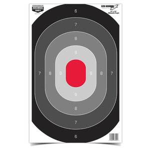 Birchwood Casey EZE-Scorer 23x35in Oval Silhouette Target - 5 Pack