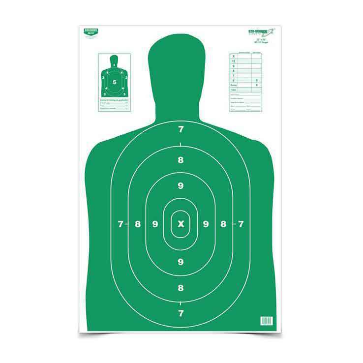 Birchwood Casey Bersaglio Di Carta Eze-Scorer Bad Boy – 23x35 Pollici – Pacco Da 5 - Foto 1
