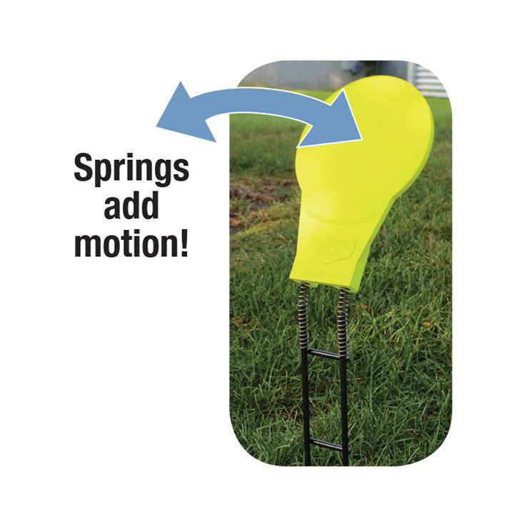 Birchwood Casey Ground Strike Belly Dancer Target - Yellow 6.5in Birchwood Casey Ground Strike Belly Dancer Target - Yellow 6.5in