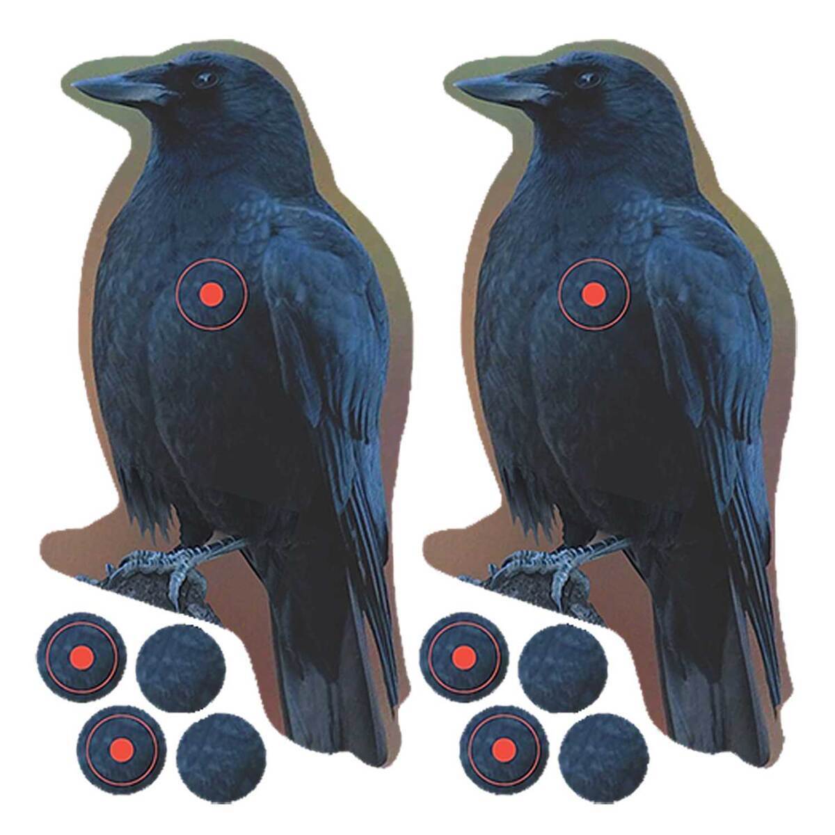 Birchwood Casey Shoot-N-C 8in Adhesive Paper Crow Target - 12 Pack - Black 8in Birchwood Casey Shoot-N-C 8in Adhesive Paper Crow Target - 12 Pack - Black 8in