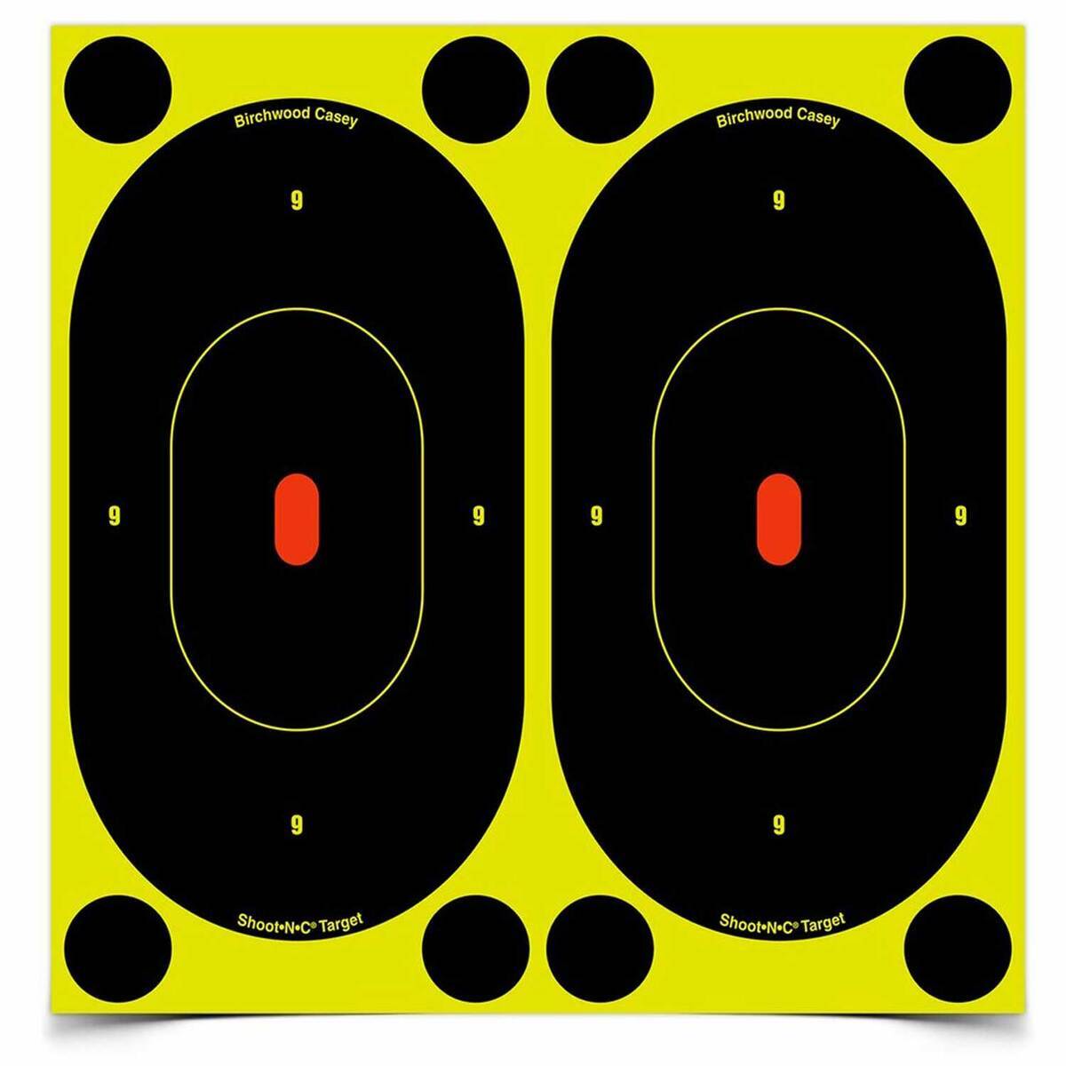 Birchwood Casey Shoot-N-C Adhesive Paper Black/Yellow 7in Silhouette Target - 60 Pack - Black/Yellow 7in Birchwood Casey Shoot-N-C Adhesive Paper Black/Yellow 7in Silhouette Target - 60 Pack - Black/Yellow 7in