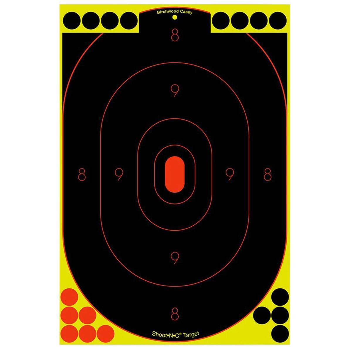 Birchwood Casey Shoot-N-C Adhesive Paper Black/Yellow Silhouette Target - 12 Pack - Black/Yellow Birchwood Casey Shoot-N-C Adhesive Paper Black/Yellow Silhouette Target - 12 Pack - Black/Yellow