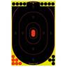 Birchwood Casey Shoot-N-C Adhesive Paper Black/Yellow Silhouette Target - 12 Pack - Black/Yellow