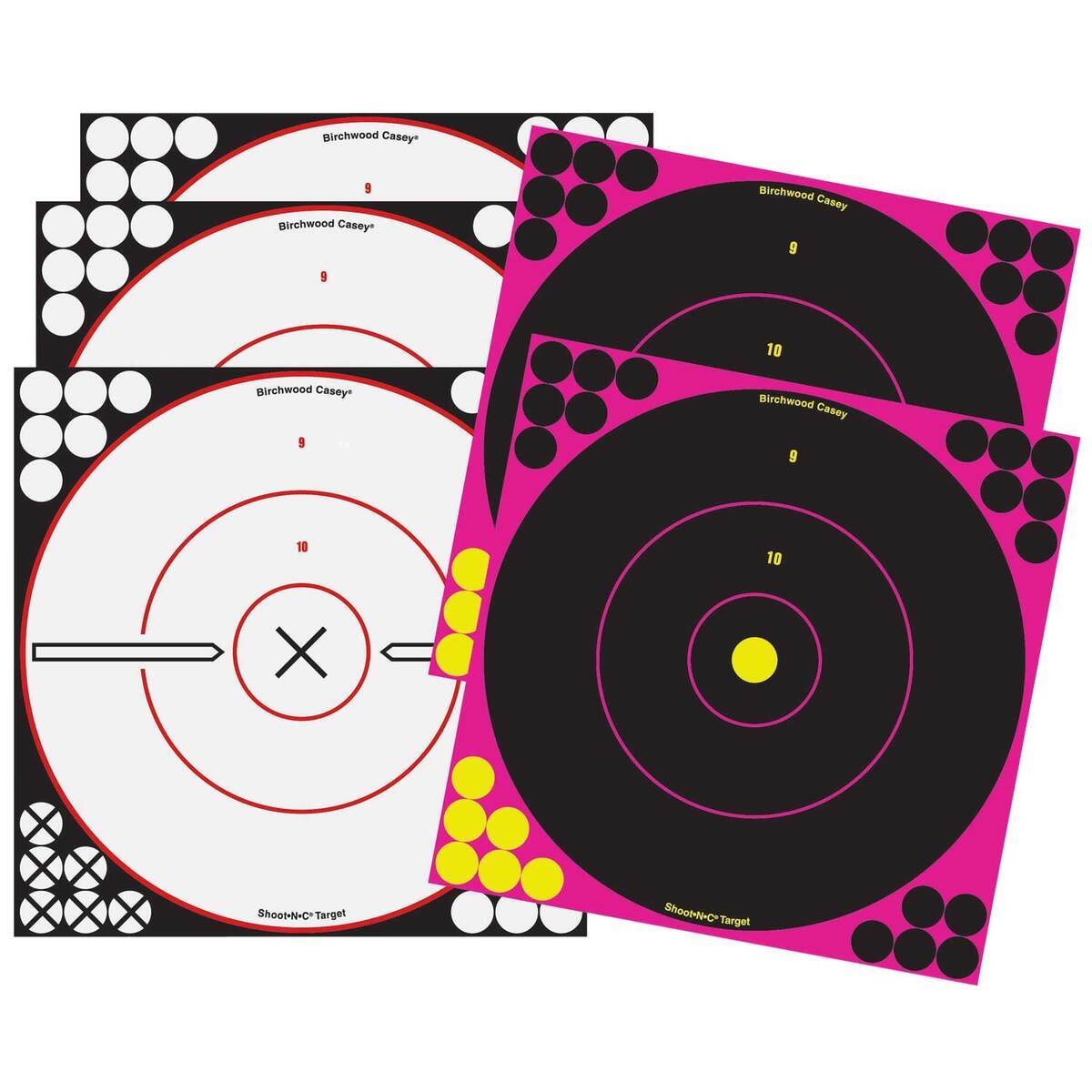 Birchwood Casey Shoot-N-C Adhesive Paper Target Combo Pack Birchwood Casey Shoot-N-C Adhesive Paper Target Combo Pack