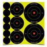 Birchwood Casey Shoot-N-C Adhesive Paper Target Variety Pack - 132 Pack - Black/Yellow