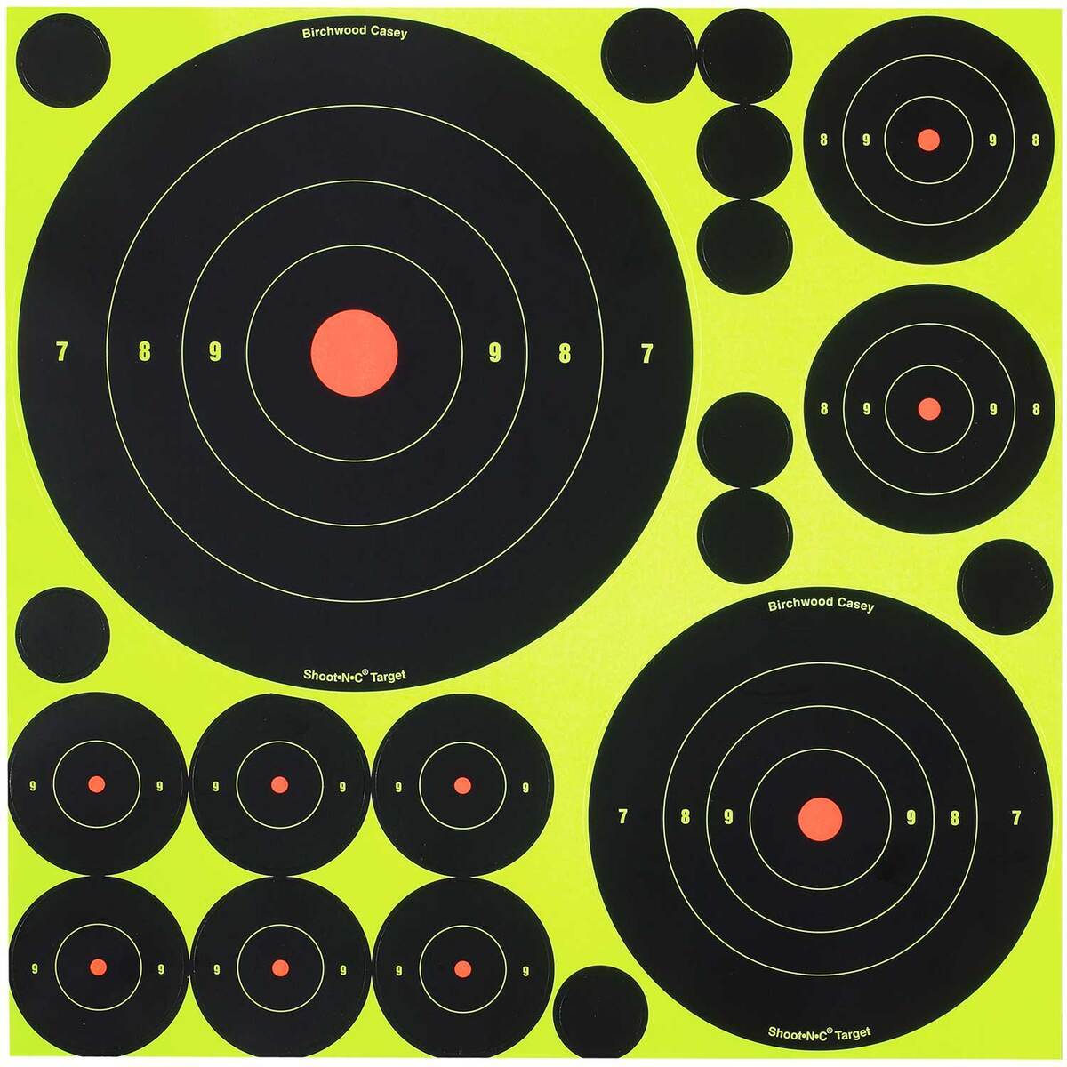 Birchwood Casey Shoot-N-C Adhesive Paper Target Variety Pack - 50 Pack - Black/Yellow Birchwood Casey Shoot-N-C Adhesive Paper Target Variety Pack - 50 Pack - Black/Yellow