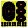 Birchwood Casey Shoot-N-C Black/Yellow 9in Adhesive Paper Silhouette Target - 5 Pack - Black/Yellow 9in