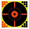 Birchwood Casey Shoot-N-C BMW Self Adhesive Paper 12in Black/Yellow Bullseye Target - 5 Pack - Black/Yellow 12in