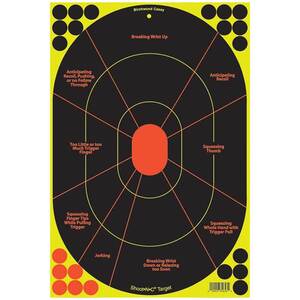 Birchwood Casey Shoot-N-C Handgun Trainer Adhesive Paper Silhouette Target - 5 Pack