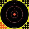 Birchwood Casey Shoot-N-C Self Adhesive Paper 12in Black/Yellow Bullseye Target - 12 Pack - Black/Yellow 12in