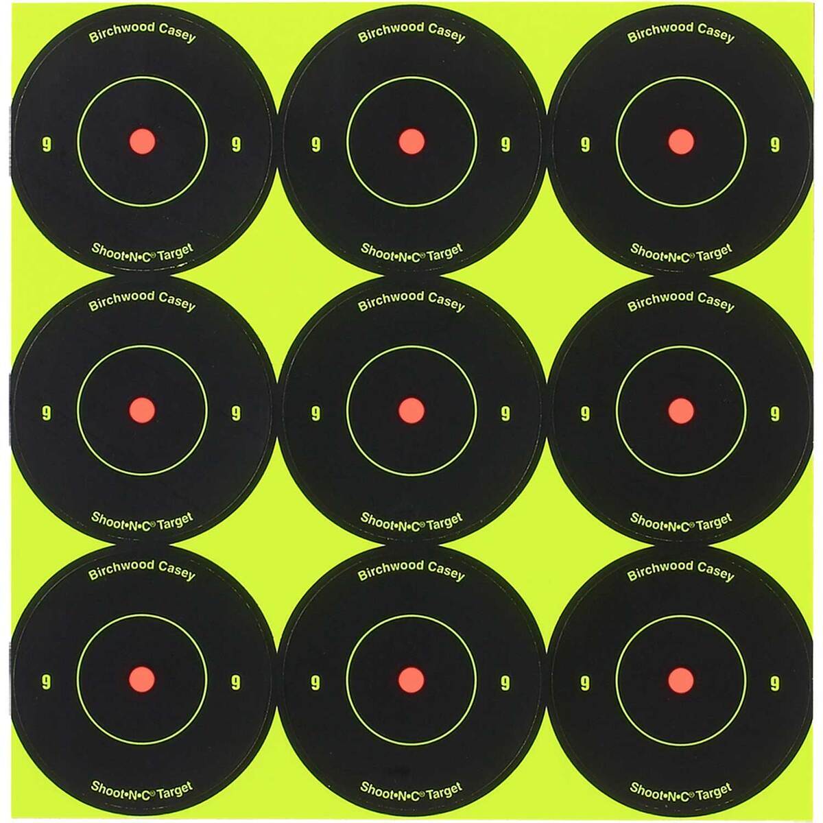 Birchwood Casey Shoot-N-C Self Adhesive Paper 2in Bullseye Target - Black/Yellow 2in Birchwood Casey Shoot-N-C Self Adhesive Paper 2in Bullseye Target - Black/Yellow 2in