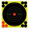 Birchwood Casey Shoot-N-C Self Adhesive Paper 6in Bullseye Target - Black/Yellow 6in
