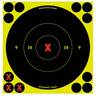 Birchwood Casey Shoot-N-C X-Bullseye 6in Adhesive Paper Target - 60 Pack - Black/Yellow 6in
