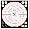 Birchwood Casey Shoot-N-C X-Bullseye 8in Adhesive Paper Target - 6 Pack - Black/White 8in