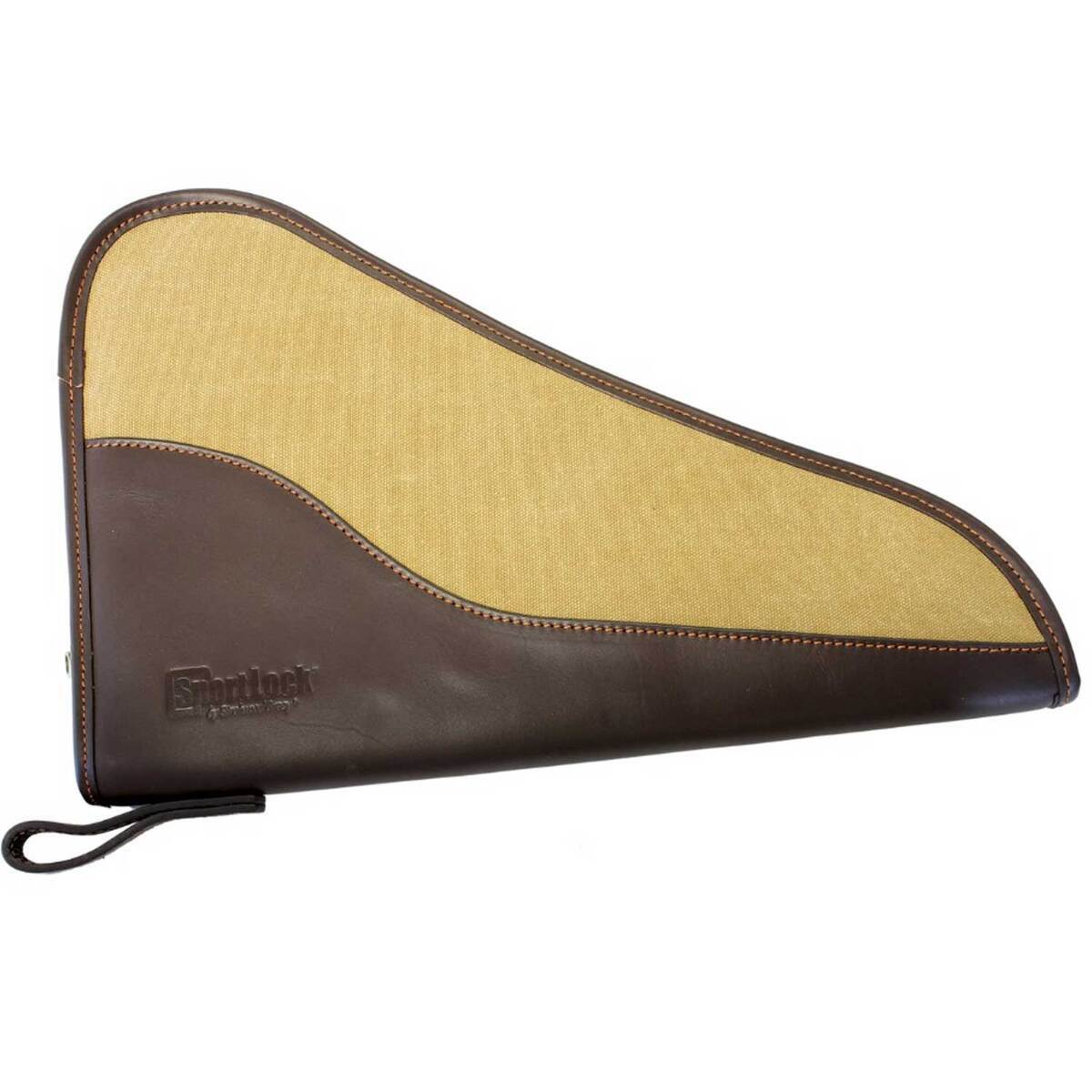 Birchwood Casey SportLock 14in Leather/Canvas Handgun Case - Brown Birchwood Casey SportLock 14in Leather/Canvas Handgun Case - Brown