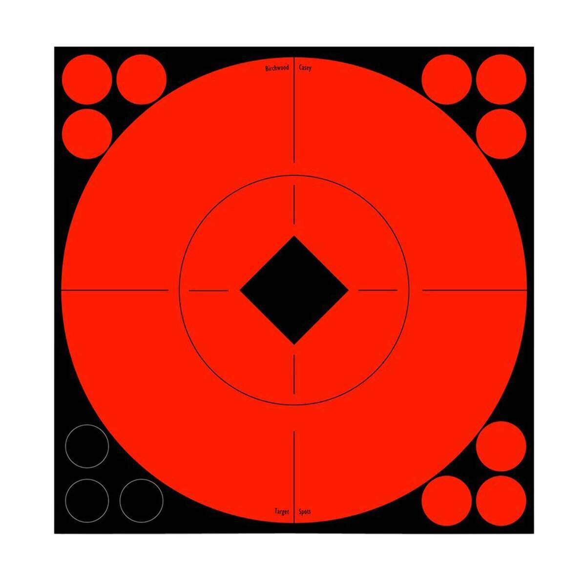 Birchwood Casey Target Spots Black/Red Self Adhesive Paper Targets - 8 Pack - Black/Red 8in Birchwood Casey Target Spots Black/Red Self Adhesive Paper Targets - 8 Pack - Black/Red 8in