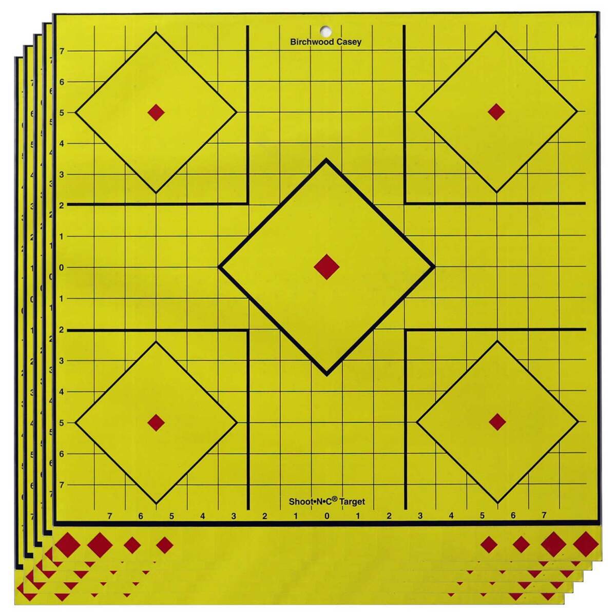 Birchwood Long Range Sight-In Target - 5 Pack - Yellow 17.75in x 17.75in Birchwood Long Range Sight-In Target - 5 Pack - Yellow 17.75in x 17.75in