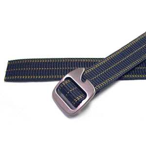 Bison Designs Men's Tap Cap 5 Lines Web Belt