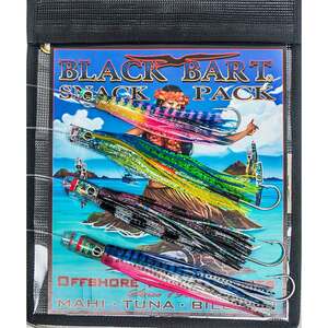 Black Bart Bravo Snack Pack Soft Bait Squid - Assorted