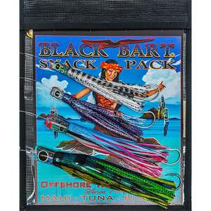 Black Bart Charlie Snack Pack Soft Bait Squid - Assorted