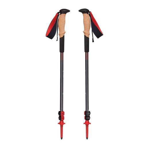 Black Diamond Equipment Pursuit Shock Trekking Poles Pair - Steel Grey-Octane M/L - Black Diamond