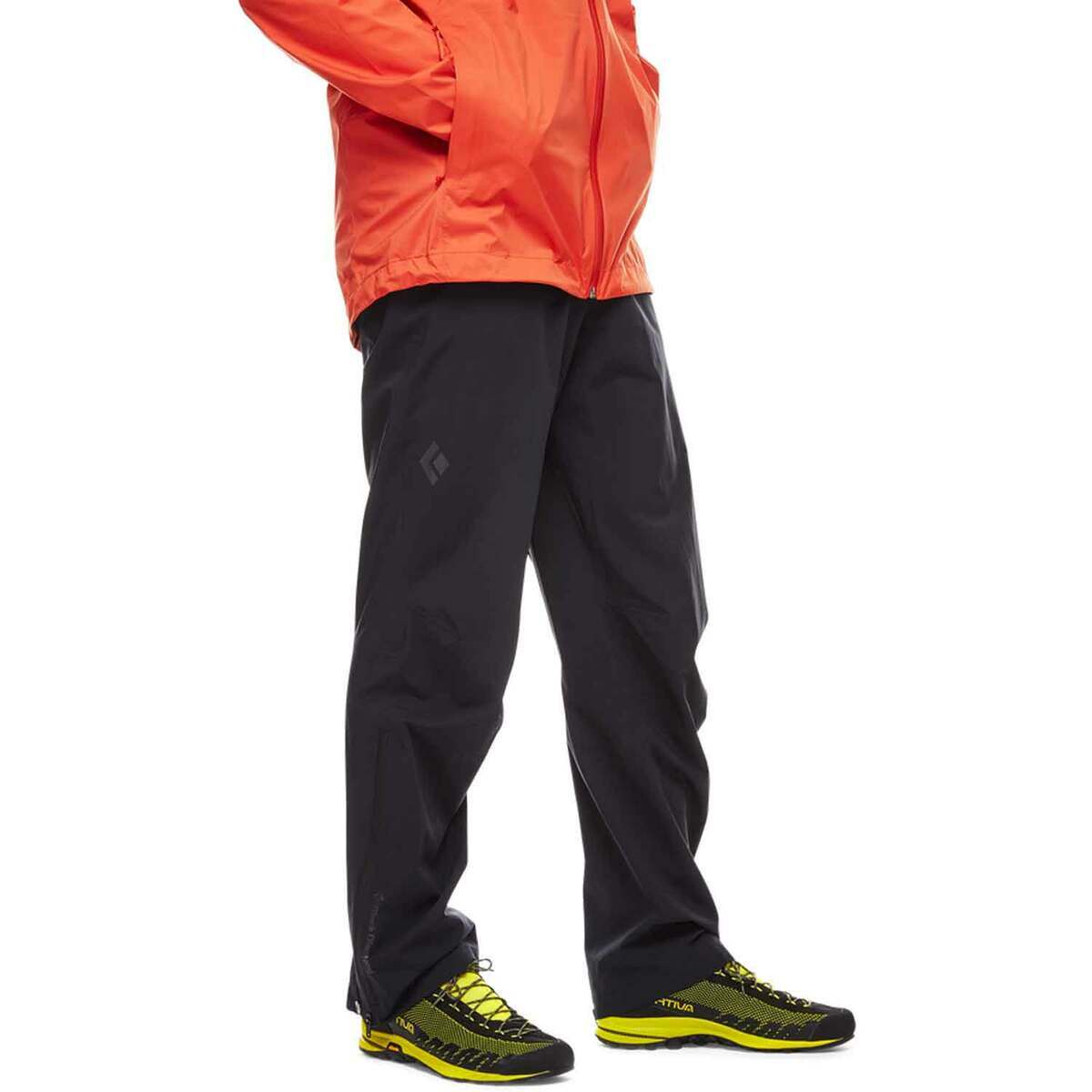 Black Diamond Men's Black Stormline Stretch Rain Pants Black Diamond Men's Black Stormline Stretch Rain Pants