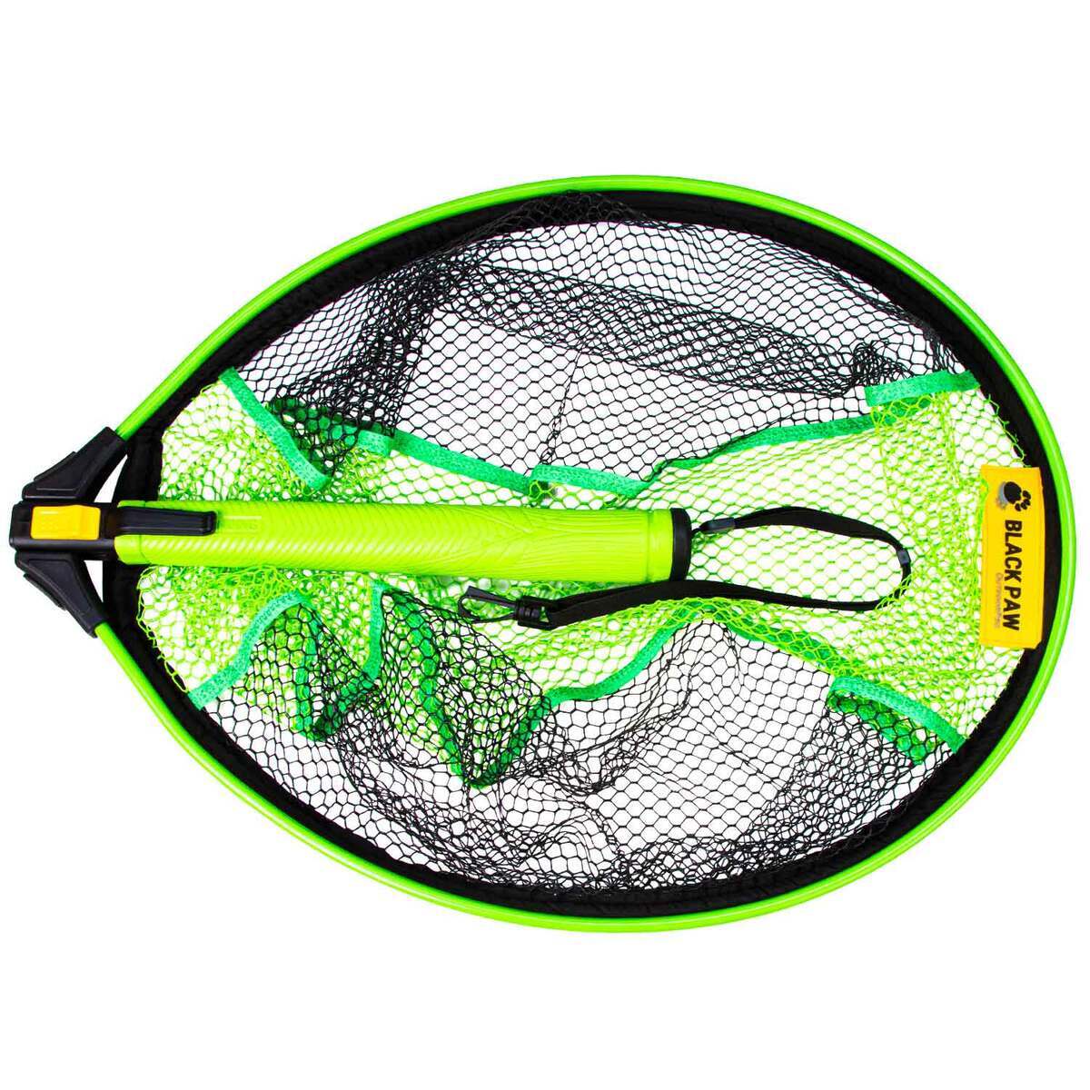 Black Paw Fold n Float 20inX16in Oval Hoop 12in Handle Hand Net Black Paw Fold n Float 20inX16in Oval Hoop 12in Handle Hand Net