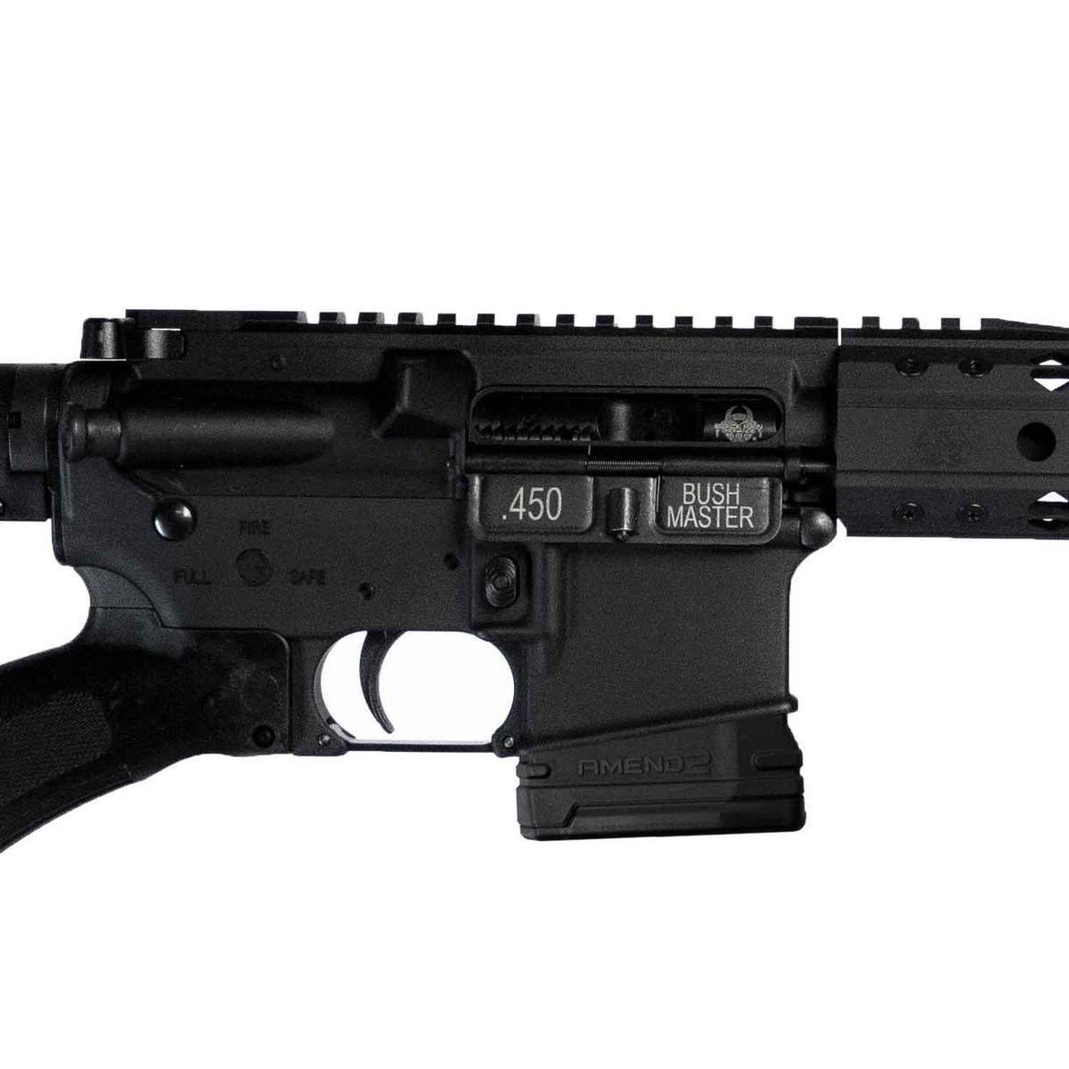 Black Rain Ordnance Carnivore 450 Bushmaster 16in Black Anodized Semi Automatic Modern Sporting Rifle - 5+1 Rounds - Black Black Rain Ordnance Carnivore 450 Bushmaster 16in Black Anodized Semi Automatic Modern Sporting Rifle - 5+1 Rounds - Black