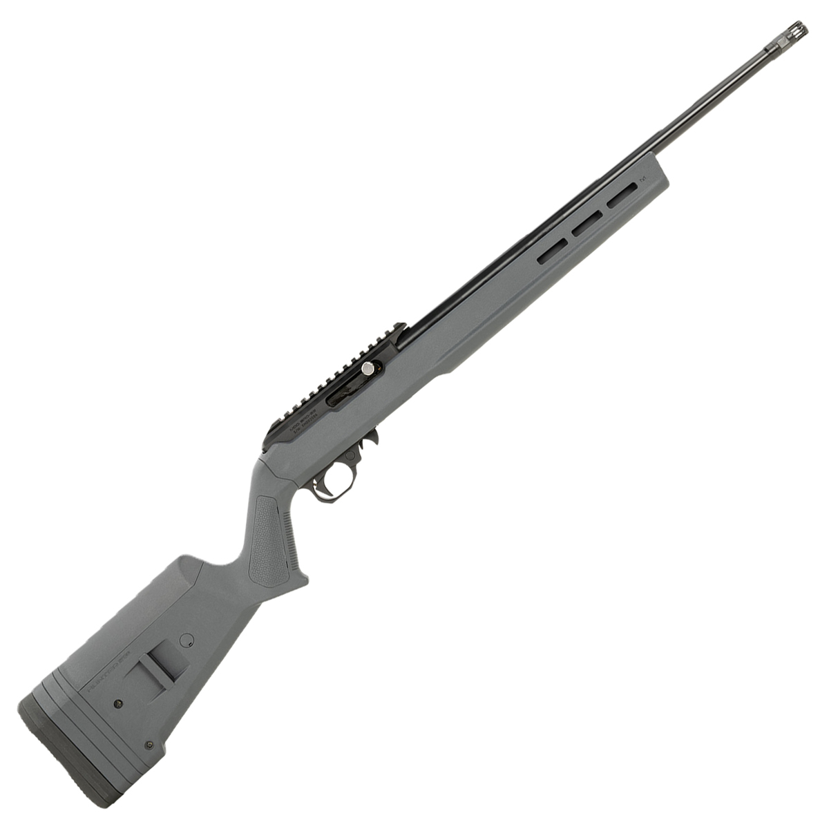 Black Rain Ordnance BRO-22 Sportsman Gray/Blued Semi Automatic Rifle - 22 Long Rifle - 18in - Gray Black Rain Ordnance BRO-22 Sportsman Gray/Blued Semi Automatic Rifle - 22 Long Rifle - 18in - Gray