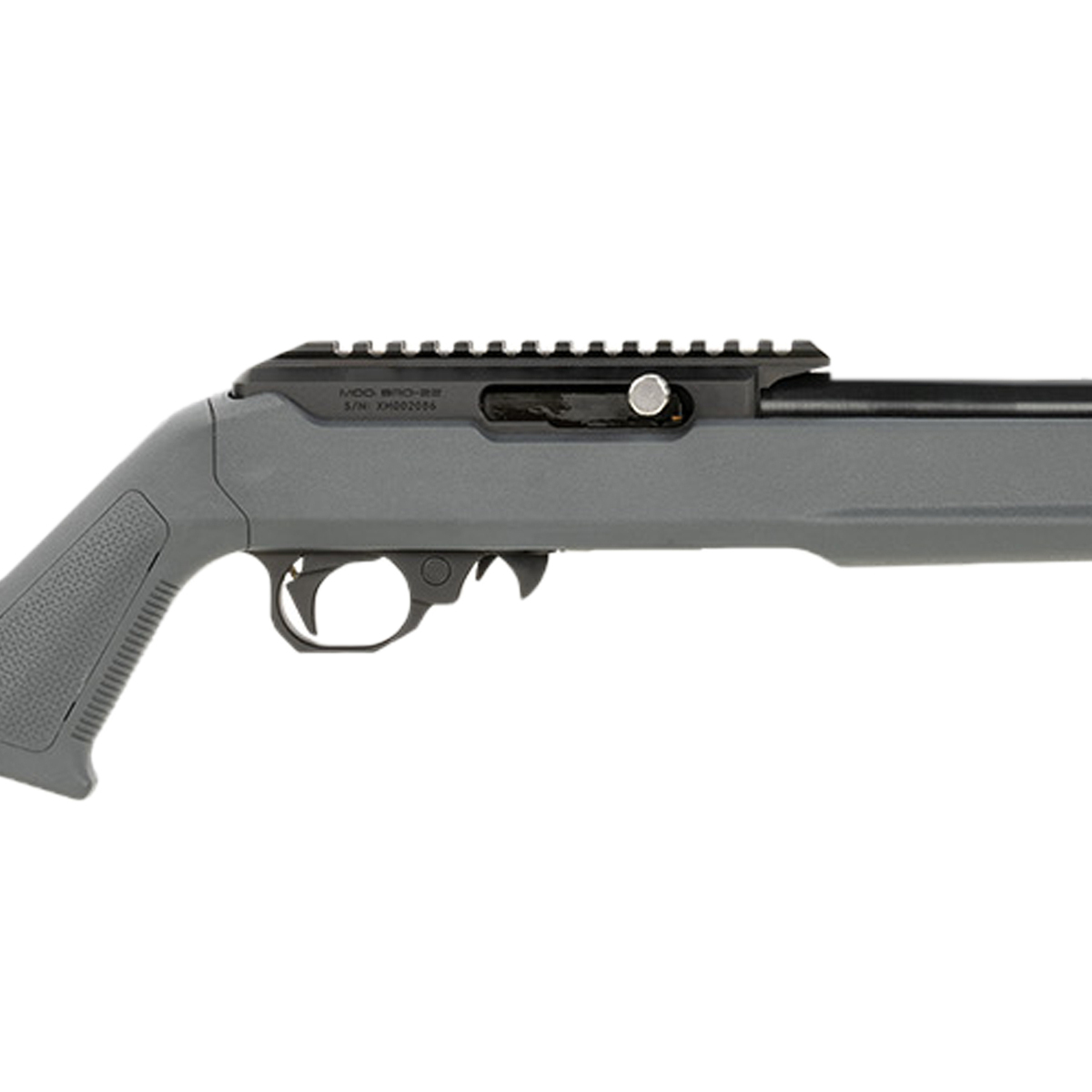 Black Rain Ordnance BRO-22 Sportsman Gray/Blued Semi Automatic Rifle - 22 Long Rifle - 18in - Gray Black Rain Ordnance BRO-22 Sportsman Gray/Blued Semi Automatic Rifle - 22 Long Rifle - 18in - Gray