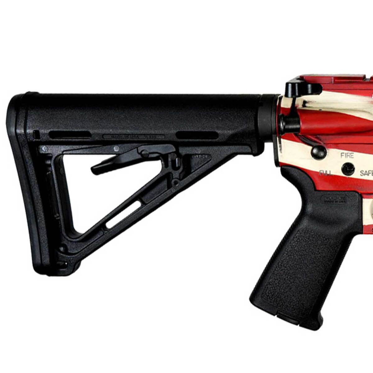 Black Rain Ordnance Spec+ 5.56mm NATO 16in American Flag Semi Automatic Modern Sporting Rifle - 30+1 Rounds - American Flag Black Rain Ordnance Spec+ 5.56mm NATO 16in American Flag Semi Automatic Modern Sporting Rifle - 30+1 Rounds - American Flag