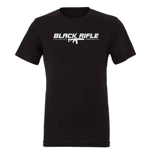 Black Rifle Coffee Company Men's AR Short-Sleeve Casual Shirt - Black L - Black Rifle Coffee Company