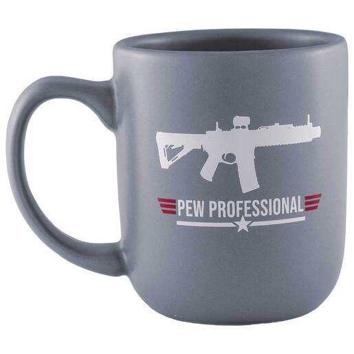 Black Rifle Coffee Company Pew Professional 16oz RAM Mug - Grey 16oz - Black Rifle Coffee Company